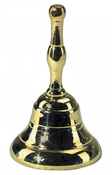 GEWA TABLE BELL настольный колокольчик с ручкой, бронза, 3 см Х 6 см