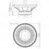 EIGHTEEN SOUND 15LW1500/8 15" динамик с расширенным НЧ, 8 Ом, 1000 Вт AES, 96дБ, 40-2000 Гц