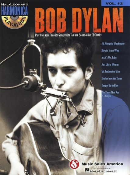 HL00001326 Harmonica Play-Along Volume 12: Bob Dylan