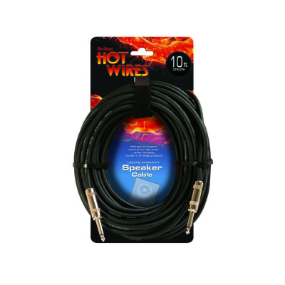 OnStage SP14-10 - колоночный кабель 2х2мм, 6.3 mono Jack-6.3 mono Jack 3.05м