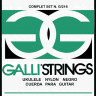 Струны для укулеле сопрано, концерт, тенор GALLI STRINGS G216B нейлон, цвет - черный