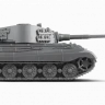 Тяжелый немецкий танк "Королевский Тигр" Порше 1/100