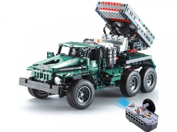 Радиоуправляемый конструктор CADA deTech боевая машина "Катюша" 2 в 1 (1369 деталей)