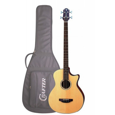 Crafter GAB-748-SP/N бас-гитара электроакустическая + чехол