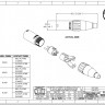 Amphenol AC3MMB - Разъем XLR кабельный папа 3 контакта