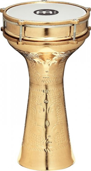 MEINL  HE-215 COPPER DARBUKA BRASS-PLATED HAND-HAMMERED дарбука