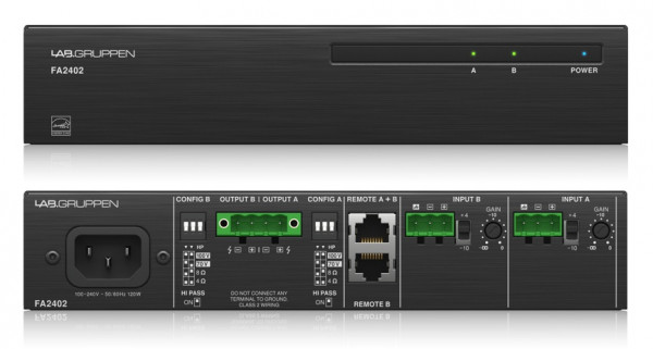 Усилитель мощности Lab.gruppen FA2402 инсталляционный, класс D Усилитель мощности Lab.gruppen FA2402 инсталляционный, класс D