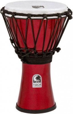 Toca TFCDJ-7MR Freestyle Metallic Red джембе 7"x12.5"