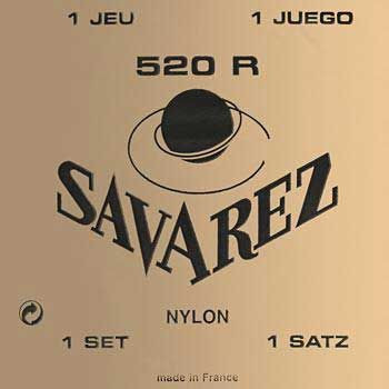 Струны для классических гитар SAVAREZ TRADITIONAL 520 R, 28-42