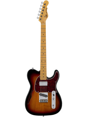 Электрогитара G&L Tribute ASAT Classic Bluesboy Semi-Hollow 3-Tone Sunburst MP SF