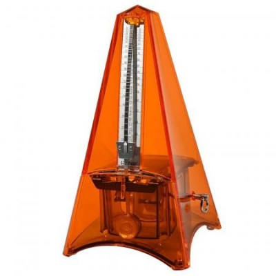 WITTNER 846231TL Tower Line Orange Transparent метроном механический пластиковый корпус