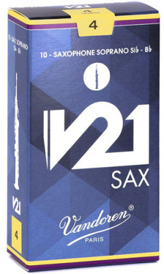 Vandoren SR-804 (№ 4) V21 трости для саксофона-сопрано (№ 4) 10 шт