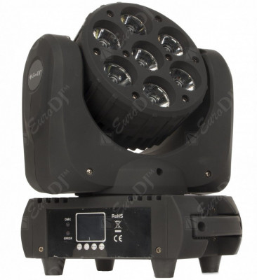 EURO DJ LED BEAM 715 вращающаяся голова 7x15 Вт RGBW