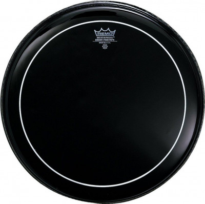 REMO  ES-0612-PS Batter, Pinstripe, Ebony, 12'' пластик