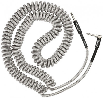 FENDER Professional Coil Cable 30" White Tweed инструментальный кабель 9 м