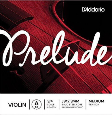 Струна для скрипки A 3/4 D'Addario J812 3/4M prelude одиночная