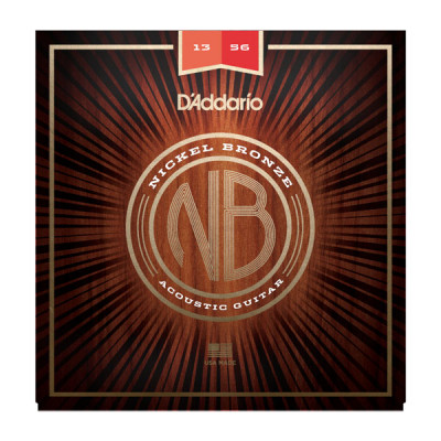 Струны для акустической гитары D'ADDARIO NB1356 Medium, 13-56