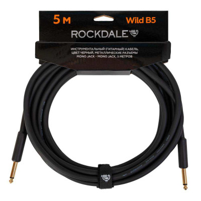 Инструментальный кабель ROCKDALE Wild B5, mono jack - mono jack, 5 м