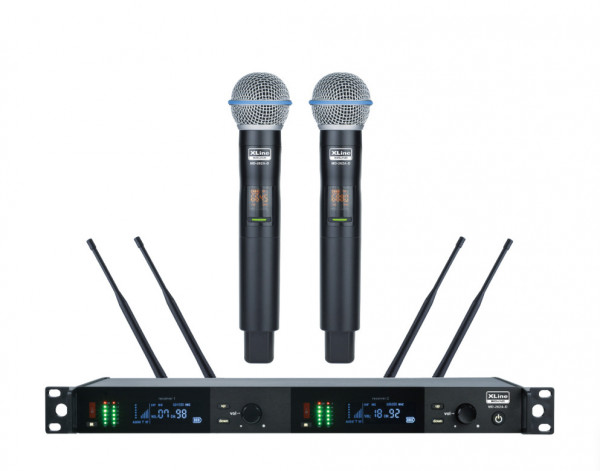 XLINE MD-262A-D(NEW) Радиосистема c 2-мя ручными передатчиками
