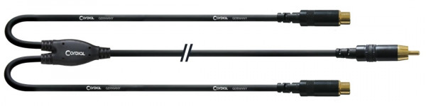 Кабель Y-адаптер Cordial CFY 0,3 CEE RCA Кабель Y-адаптер Cordial CFY 0,3 CEE RCA