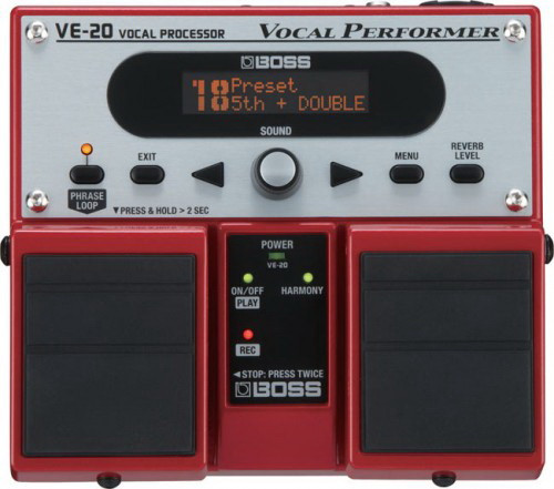 Вокальный  процессор BOSS VE-20 Vocal Performer