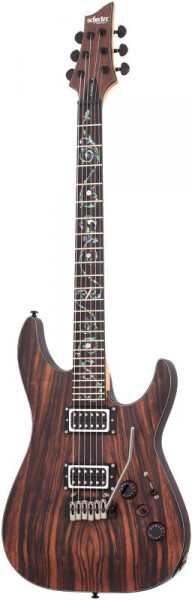 SCHECTER C-1 EXOTIC TREM EBONY электрогитара