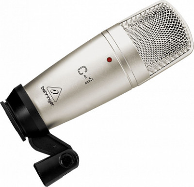Behringer C-1 конденсаторный вокальный студийный микрофон (кардиоидный)