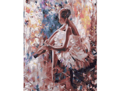 Картина по номерам 40х50 Перед танцем (27 цветов)