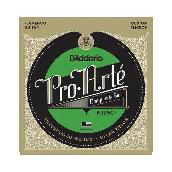 D'ADDARIO EJ25C Composite Silver/Clear Nylon струны для классической гитары