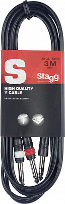 STAGG SYC3/PS2P E - кабель коммутационный инсертный. Y-Cable . 3 м