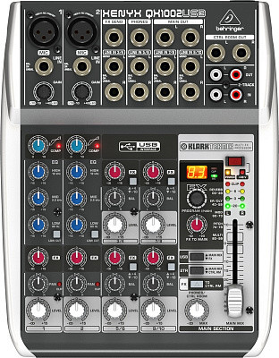 Behringer Xenyx QX1002USB аналоговый микшер с USB/аудио интерфейсом