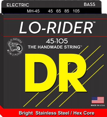 DR МН-45 Lo-Rider струны для бас-гитары 45-105