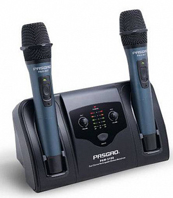 Pasgao PAW3100C/PAH907C радиосистема с двумя радиомикрофонами