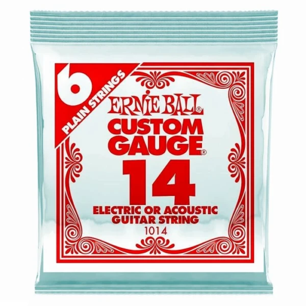 ERNIE BALL 1014 (.014) одна струна для акустической гитары или электрогитары
