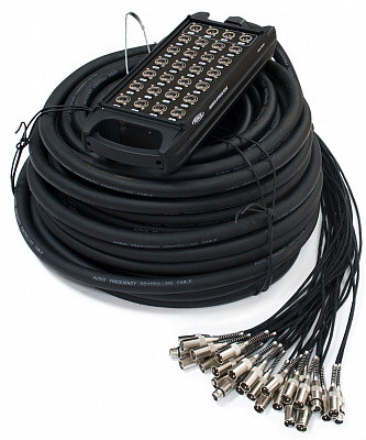 FORCE MSB-706/50 - мультикор, 24Way XLR(F)+4Way XLR(M) , 50 метров