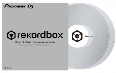 PIONEER RB-VD1-CL Тайм-код пластинки для rekordbox DVS, прозрачные (пара)