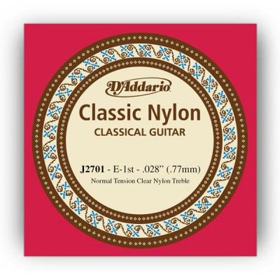 D'ADDARIO J2701 одиночная 1-я струна для классической гитары