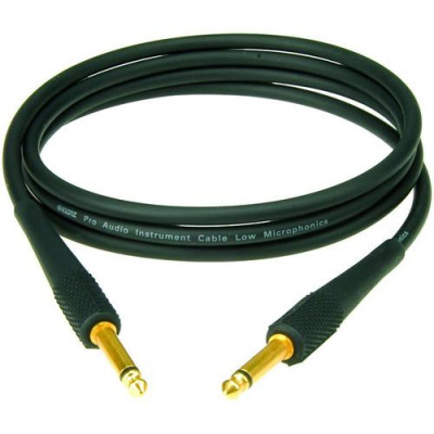 KLOTZ KIKG3,0PP1 готовый инструментальный кабель, длина 3м, разъемы KLOTZ Mono Jack, контакты позолочены, цвет черный