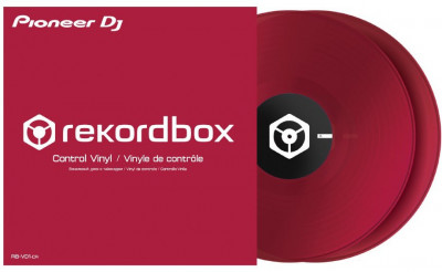 PIONEER RB-VD1-CR Тайм-код пластинки для rekordbox DVS, красные (пара)