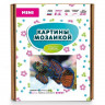 Картина-открытка  мозаикой 15х20 РАДУЖНАЯ РЫБКА (13 цветов)