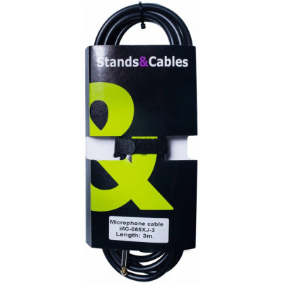 Кабель XLR папа Jack 6, 3 мм. Моно STANDS & CABLES MC-085XJ-3