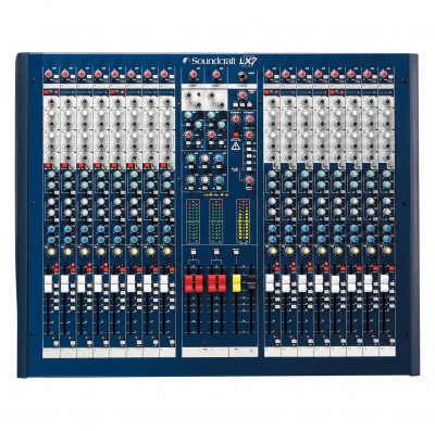 SOUNDCRAFT LX7ii-16 микшер 16 моно, 2 стерео, 6 AUX, 4 подгруппы