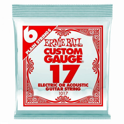 ERNIE BALL 1017 (.017) одна струна для акустической гитары или электрогитары