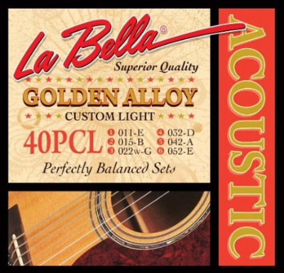 LA BELLA 40 / PCL струны для акустической гитары
