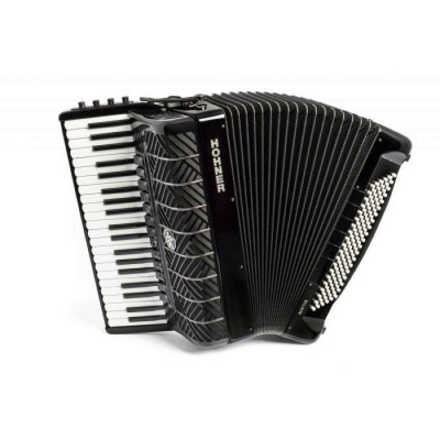 HOHNER MATTIA IV 120 BK gun black (A17321) 4/4 аккордеон концертный