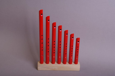 Комплект свирелей с подставкой Мастерская Сереброва ДУ-СВ-02 (7 тональностей: C, D, E, F, G, A, H)
