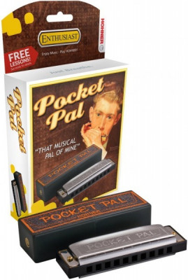 Губная гармошка HOHNER Pocket Pal с (M59501X) с уроками