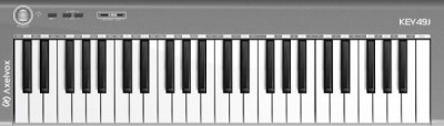 MIDI-клавиатура AXELVOX KEY49j / Grey