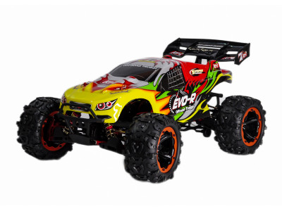 Радиоуправляемая трагги Remo Hobby EVO-R Brushless UPGRADE (красная) 4WD 2.4G 1/8 RTR