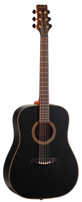 Акустическая гитара MARTINEZ SW-12 BKM черный матовый